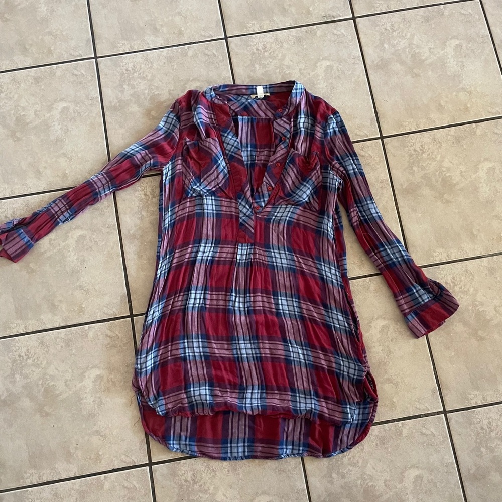 Flannel dress